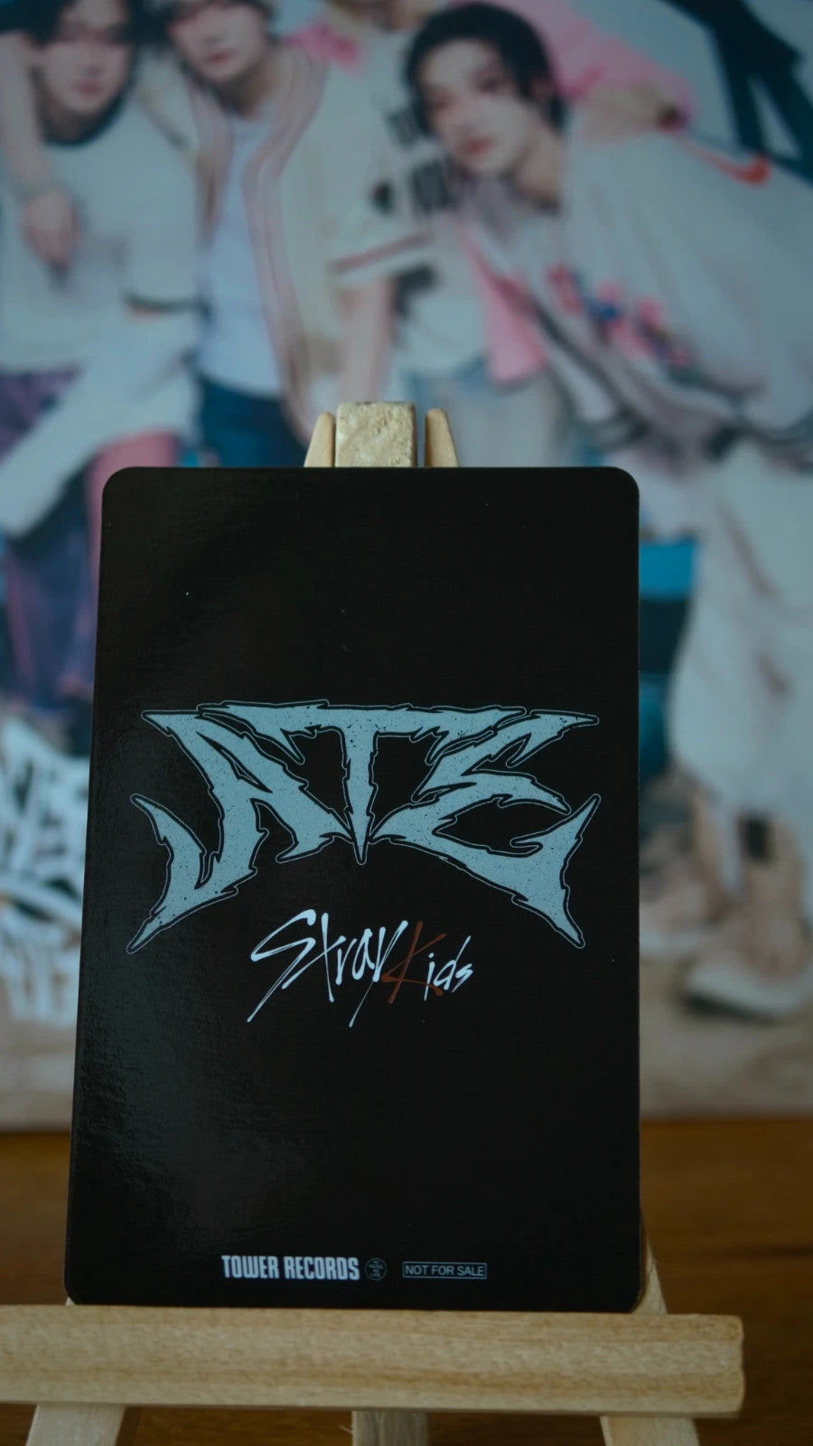 Stray Kids Felix ATE Photocard (Tower Records POB) — reverse