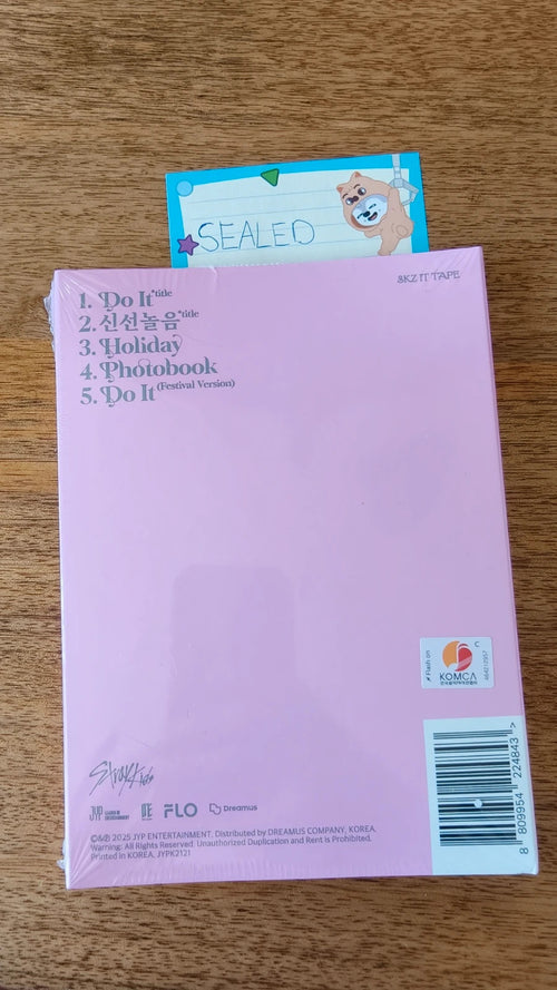 Stray Kids Changbin DO IT Album (Accordion Ver., Sealed) — back cover