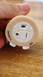Stray Kids SKZOO PuppyM Gacha Light, underside showing switch and battery compartment