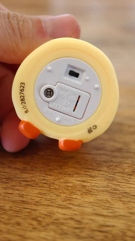Stray Kids SKZOO BbokAri Gacha Light, underside showing switch and battery compartment