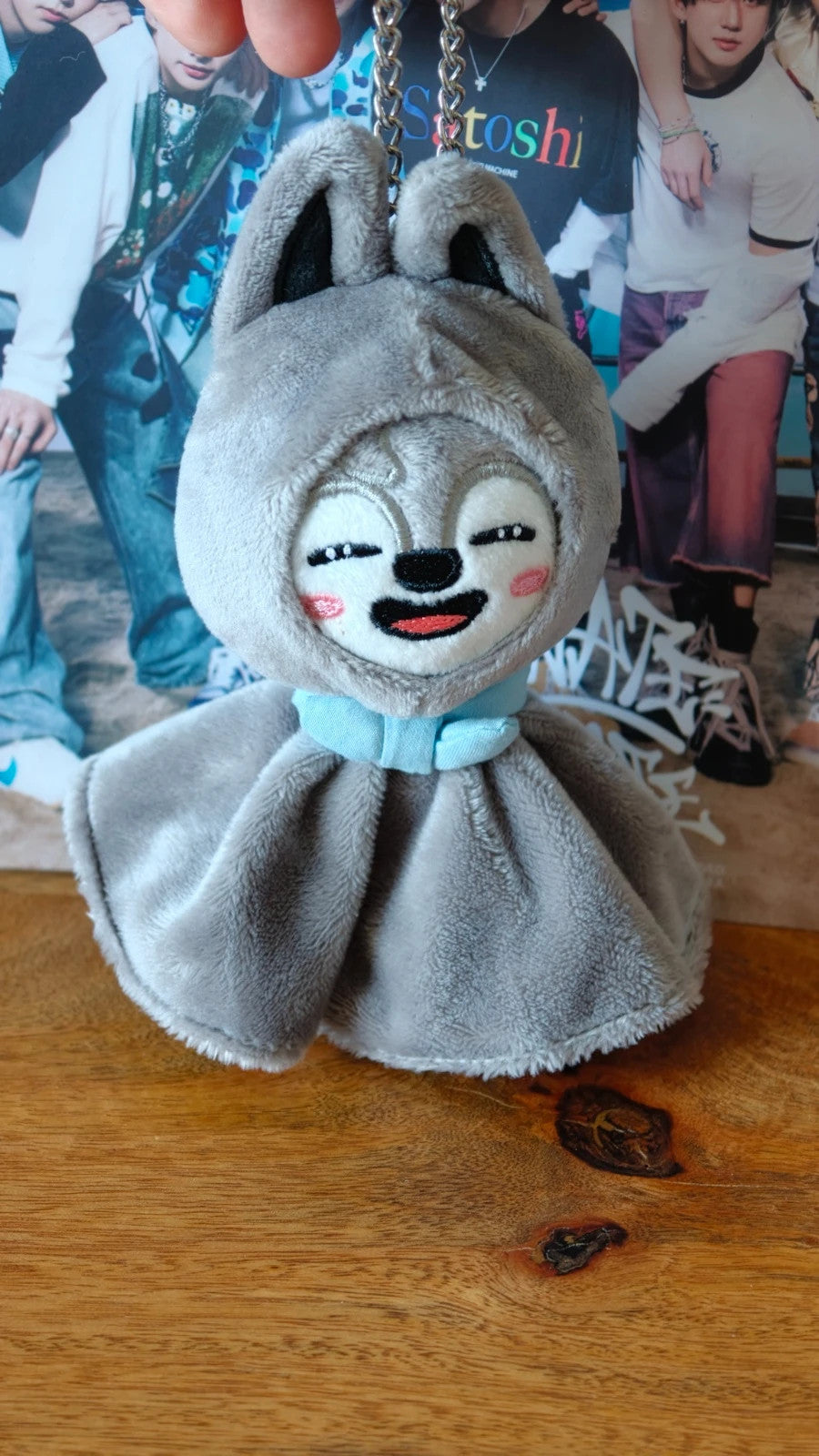 Stray Kids SKZOO Wolf Chan Plush — front view