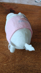 Stray Kids SKZOO Jiniret Plush Keyring, back of the round plush and chain