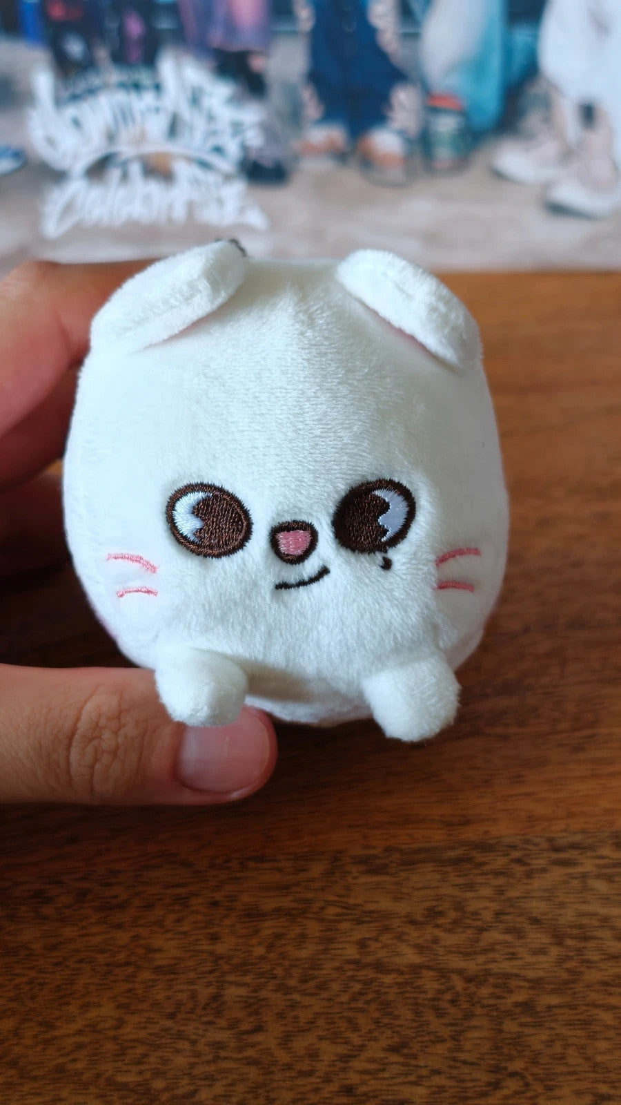 Stray Kids SKZOO Jiniret Plush Keyring — front view