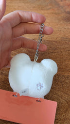 Stray Kids SKZOO Jiniret Name Bag Charm (TOY WORLD), back of the character charm and chain