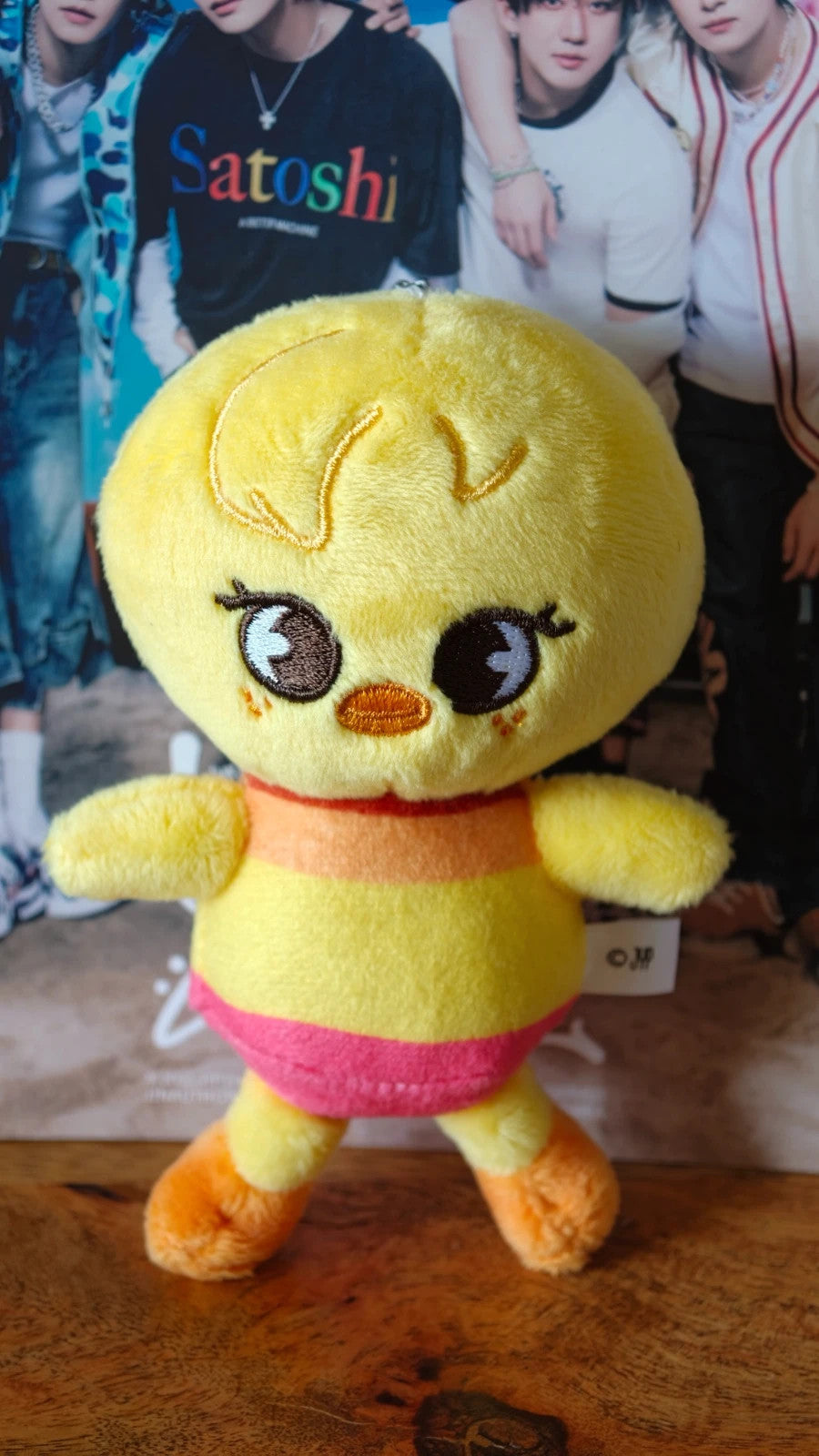 Stray Kids SKZOO BbokAri Plush Keyring — front view