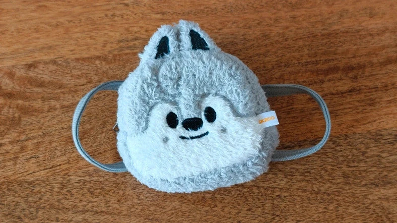 Stray Kids SKZOO Wolf Chan Mini Backpack — front view