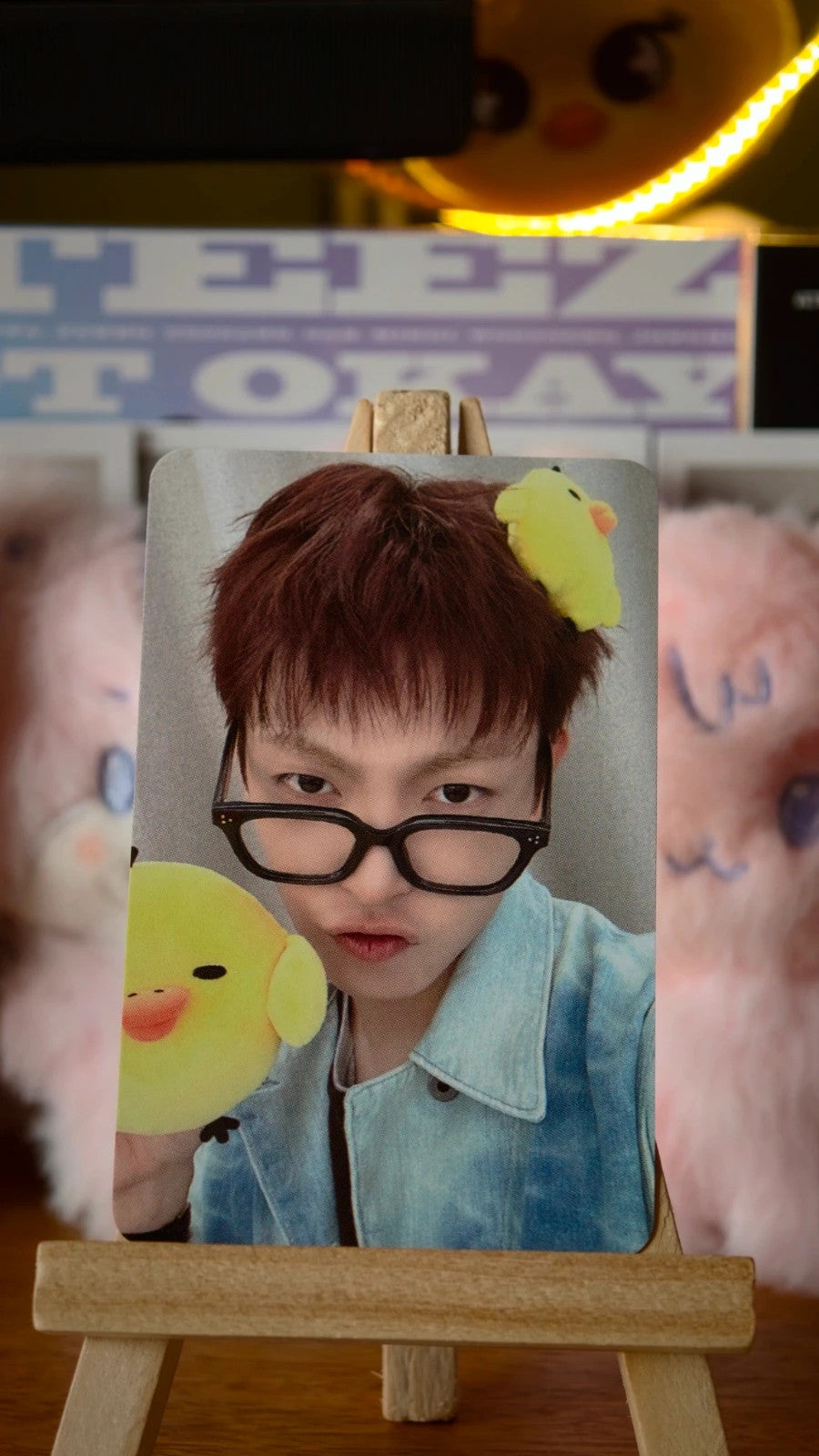 ATEEZ Hongjoong GOLDEN HOUR : Part.5 Photocard (HelloLive POB), front of photocard