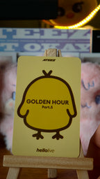 ATEEZ Yunho GOLDEN HOUR : Part.5 Photocard (HelloLive POB), reverse of photocard