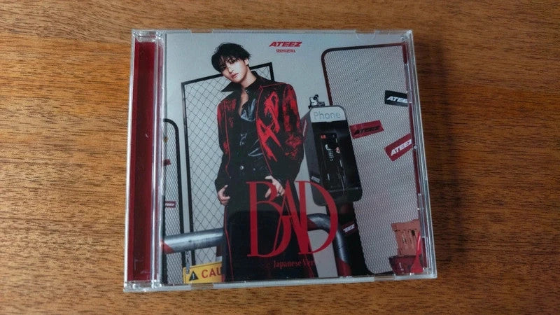 ATEEZ Seonghwa BAD (Japanese Ver.) CD (Solo Edition) — cover and pictured contents