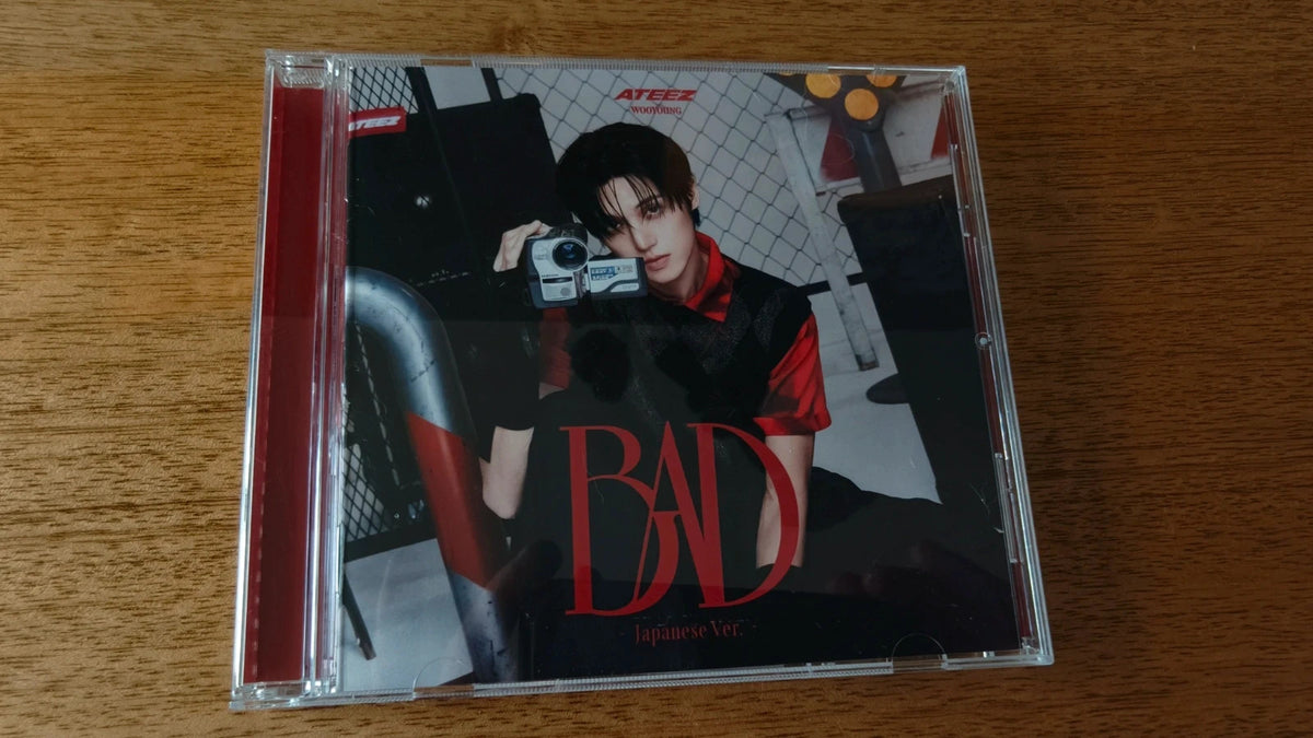 ATEEZ Wooyoung BAD (Japanese Ver.) CD (Solo Edition) — cover and pictured contents