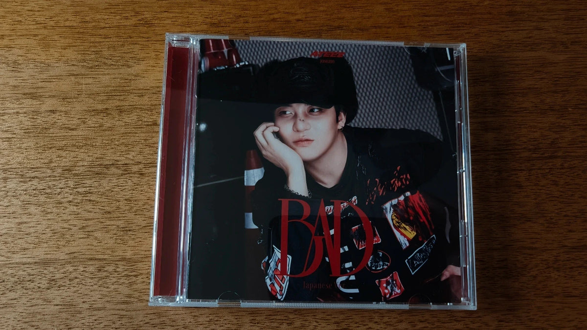 ATEEZ Jongho BAD (Japanese Ver.) CD (Solo Edition) — cover and pictured contents