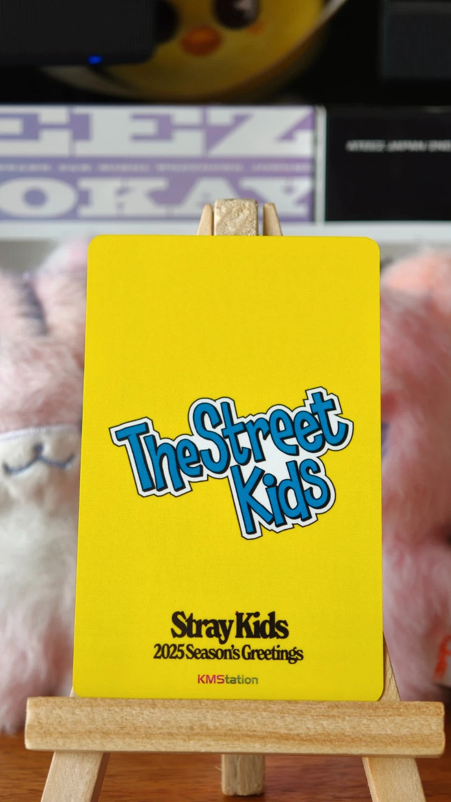 Stray Kids Changbin The Street Kids Photocard (KMStation POB) — reverse design