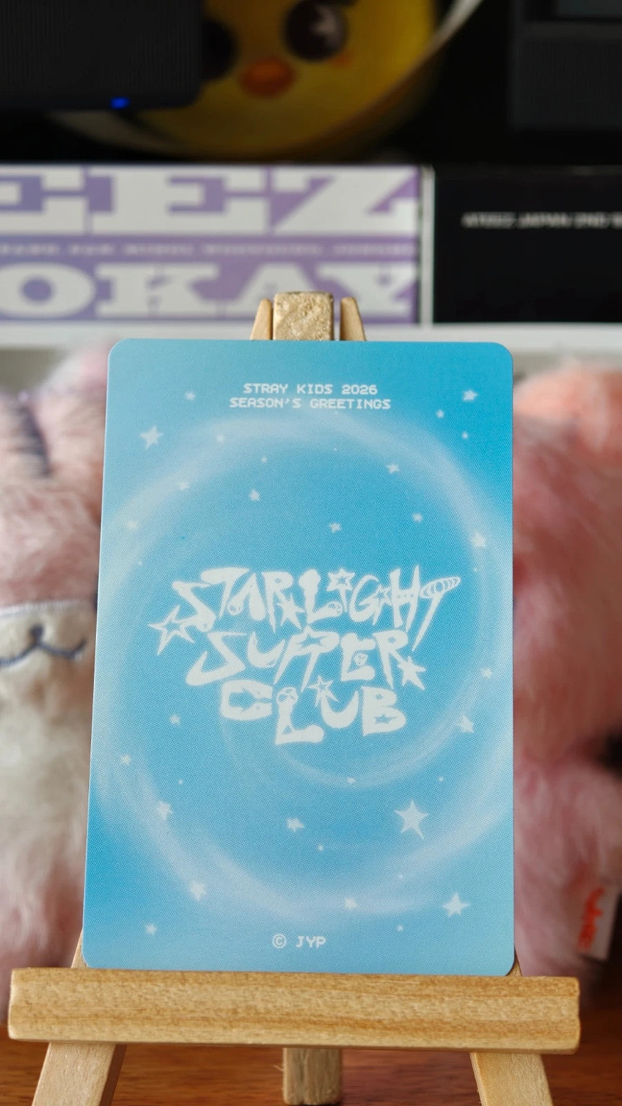 Stray Kids Changbin STARLIGHT SUPPER CLUB Photocard (Photocard Inclusion) — reverse design