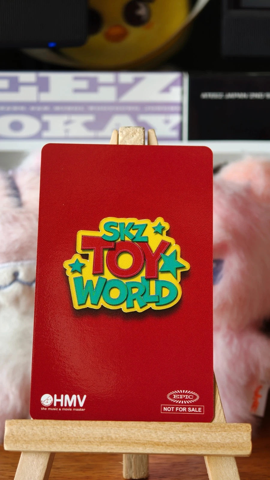 Stray Kids Changbin SKZ TOY WORLD Photocard (Blu-ray HMV POB) — reverse