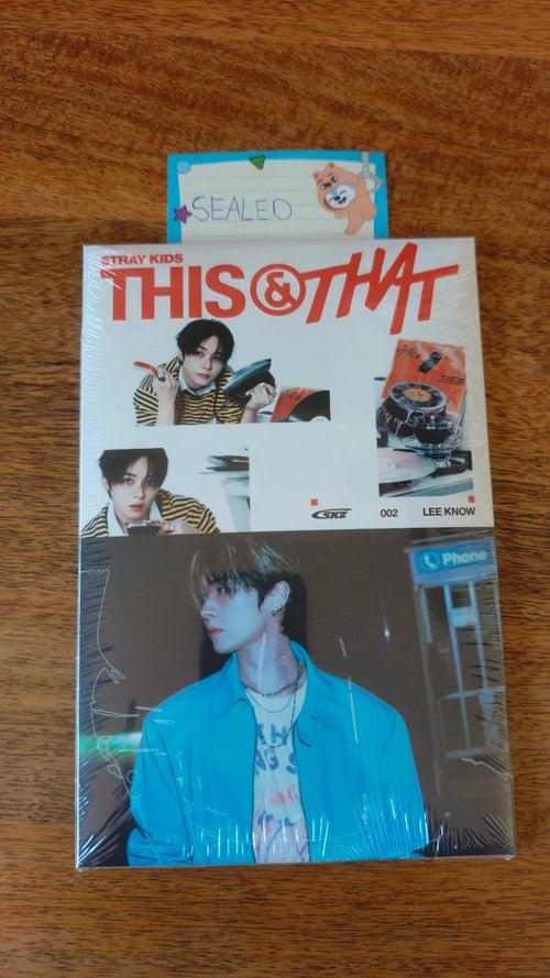 Stray Kids Lee Know THIS & THAT Album (& Ver., Sealed), front view