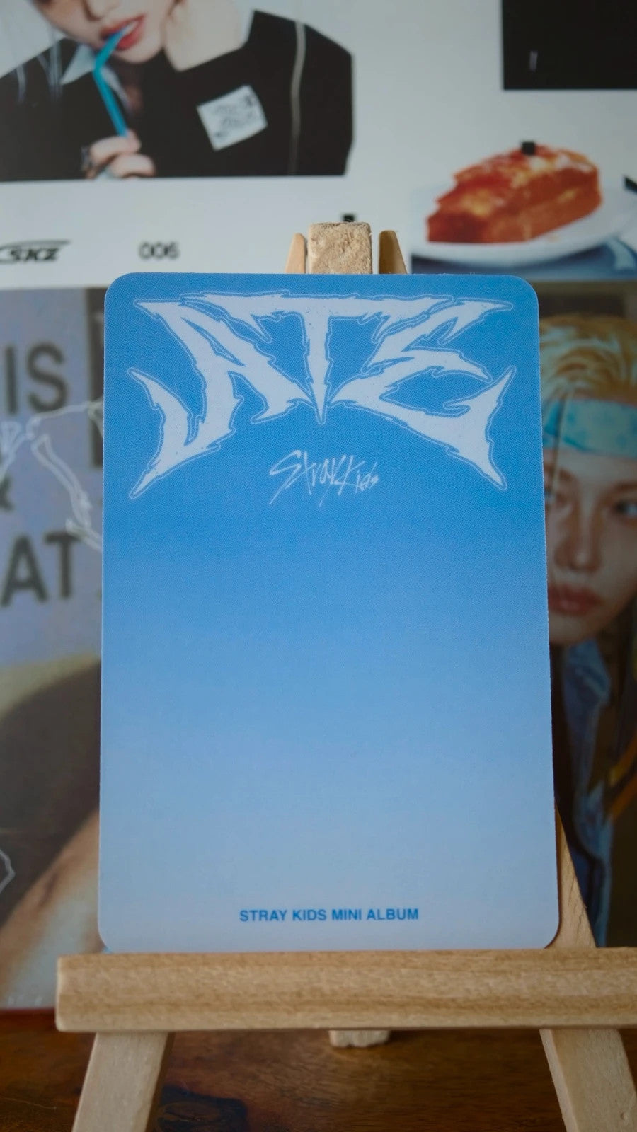 Stray Kids Felix ATE Photocard (Accordion Ver.) — reverse