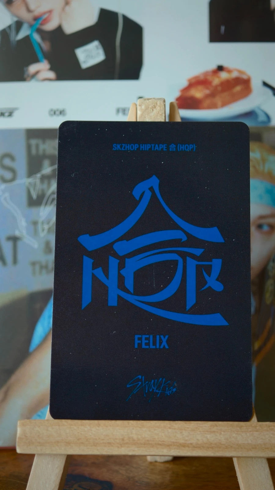 Stray Kids Felix HOP Photocard (NEMO Set Card) — reverse