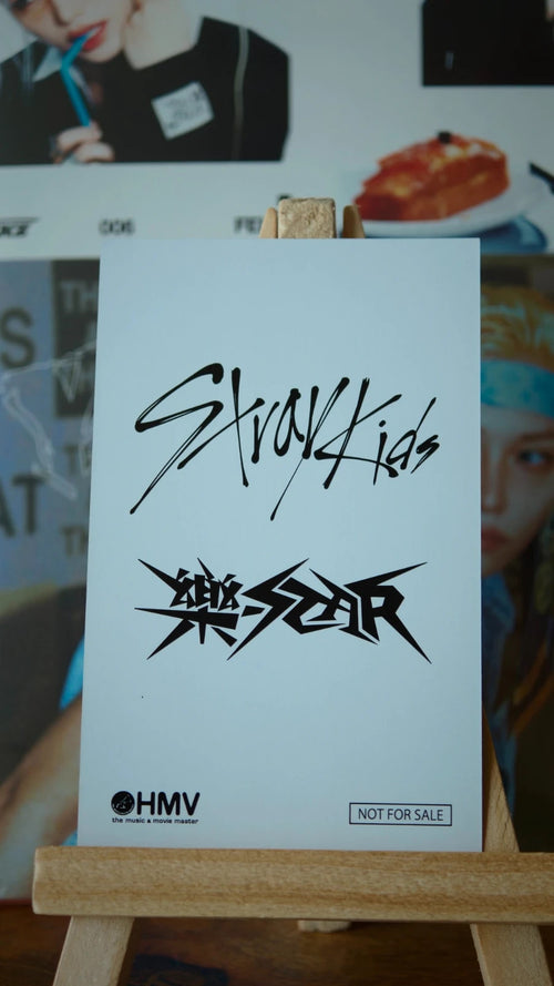 Stray Kids Felix ROCK-STAR Photocard (HMV Holographic POB) — reverse