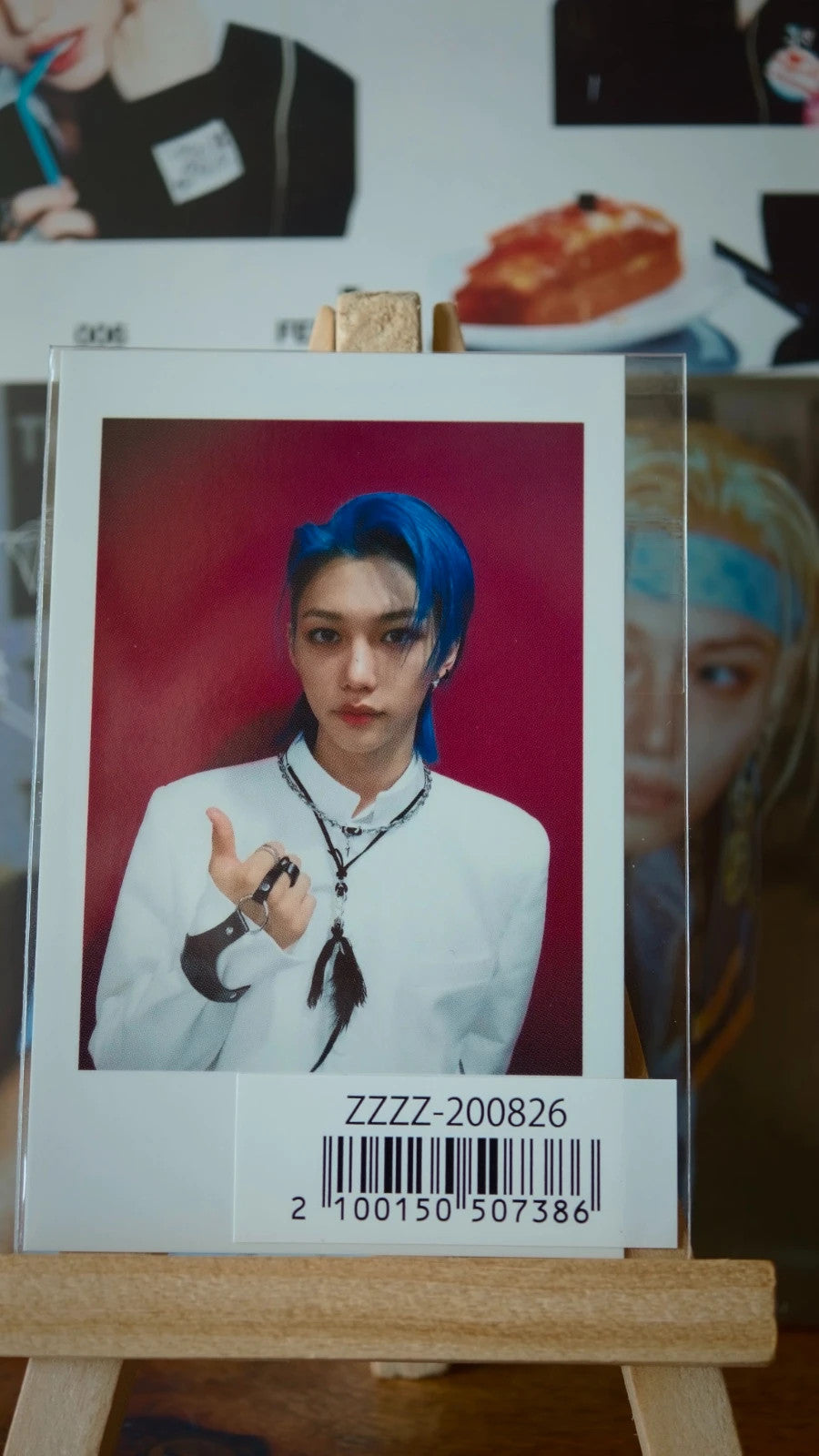 Stray Kids Felix 5-STAR Photocard (Sony Music Shop Polaroid-style Benefit) — front