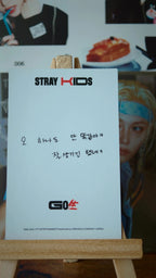 Stray Kids Felix GO LIVE Photocard — reverse