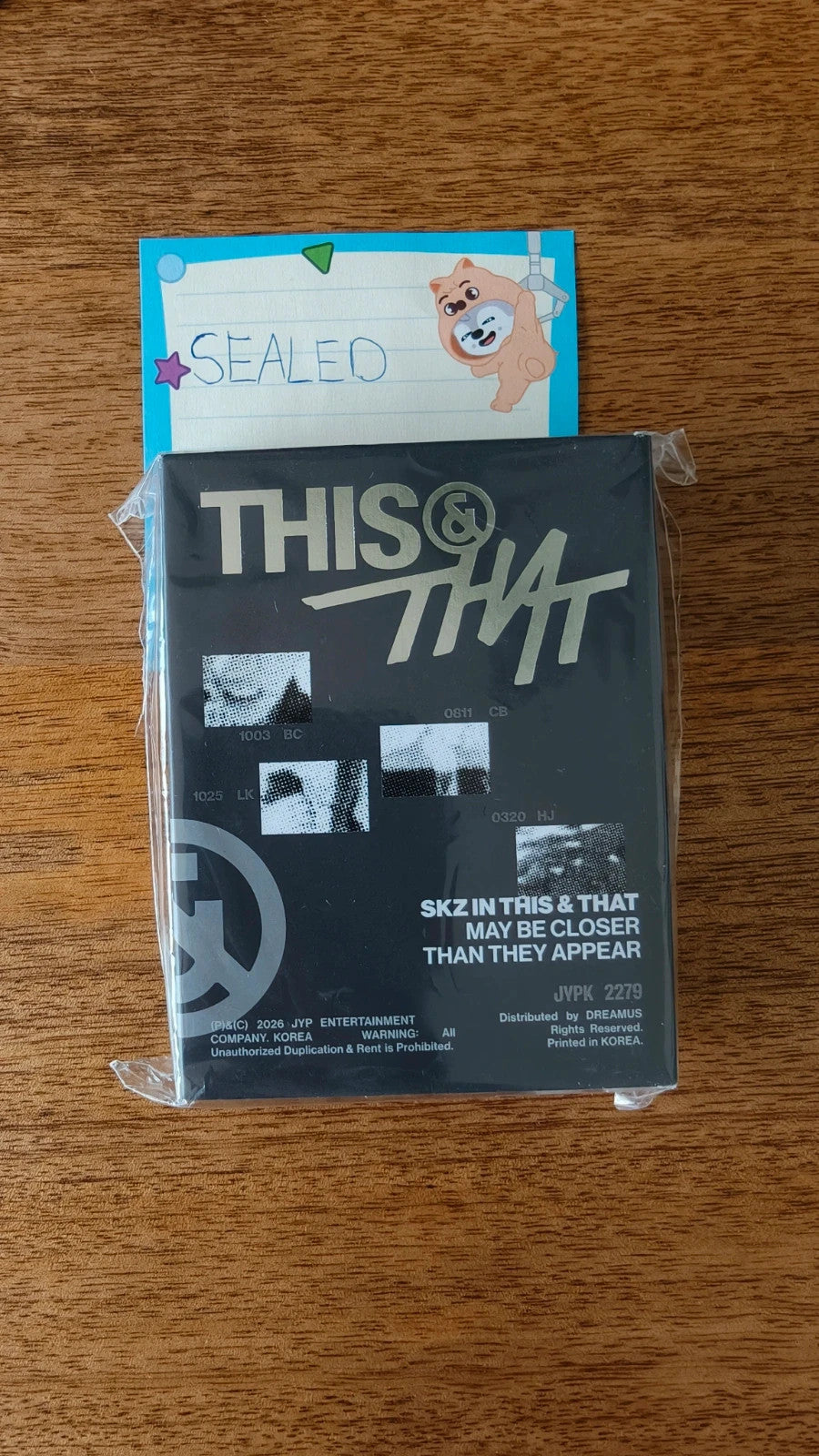 Stray Kids THIS & THAT Album (FANS Album Ver., Sealed), front view