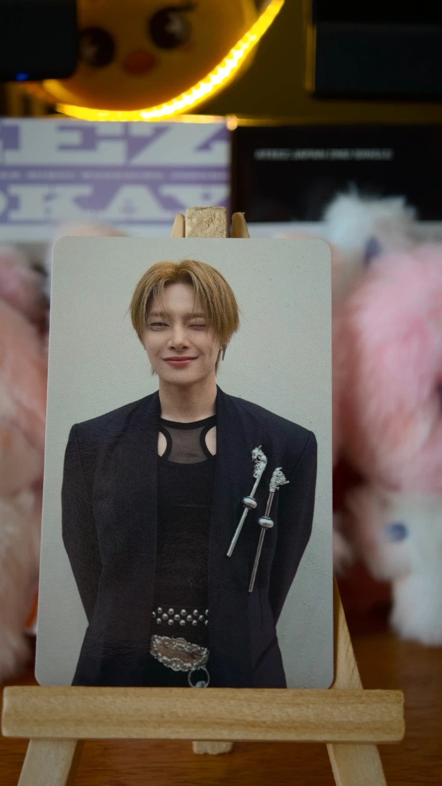 Stray Kids I.N THIS & THAT Photocard (HMV Lucky Draw Y), front of photocard