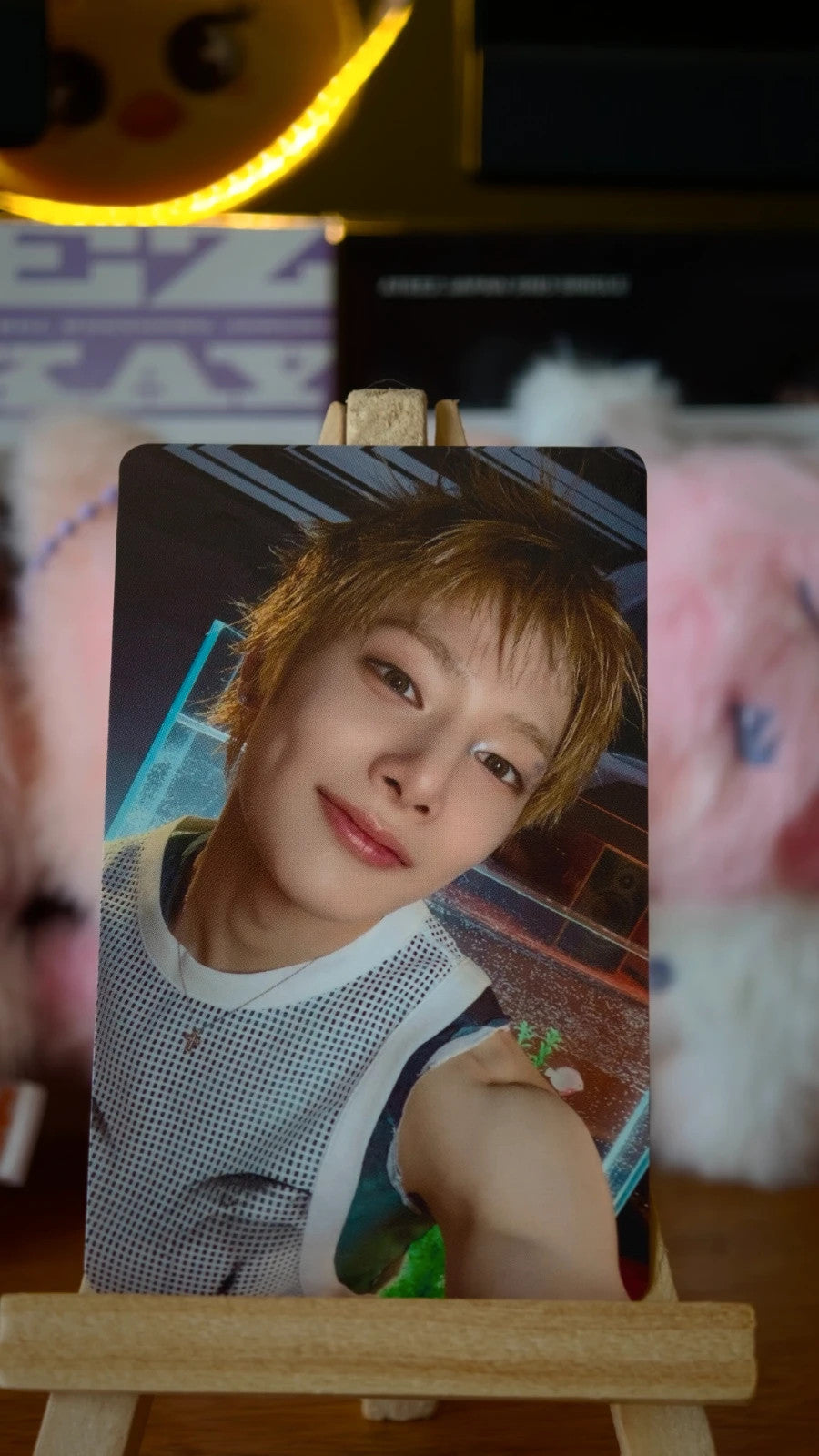 Stray Kids I.N THIS & THAT Photocard (HMV A POB), front of photocard