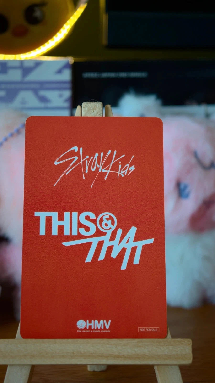 Stray Kids Lee Know THIS & THAT Photocard (HMV A POB), reverse of photocard