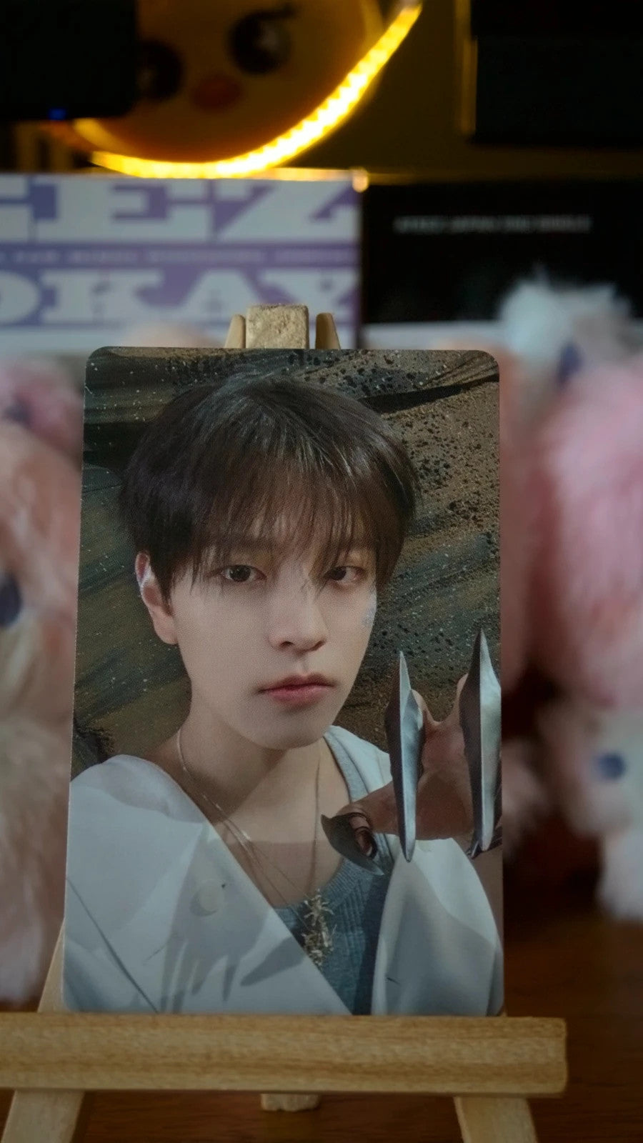 Stray Kids Seungmin THIS & THAT Photocard (HMV B POB), front of photocard