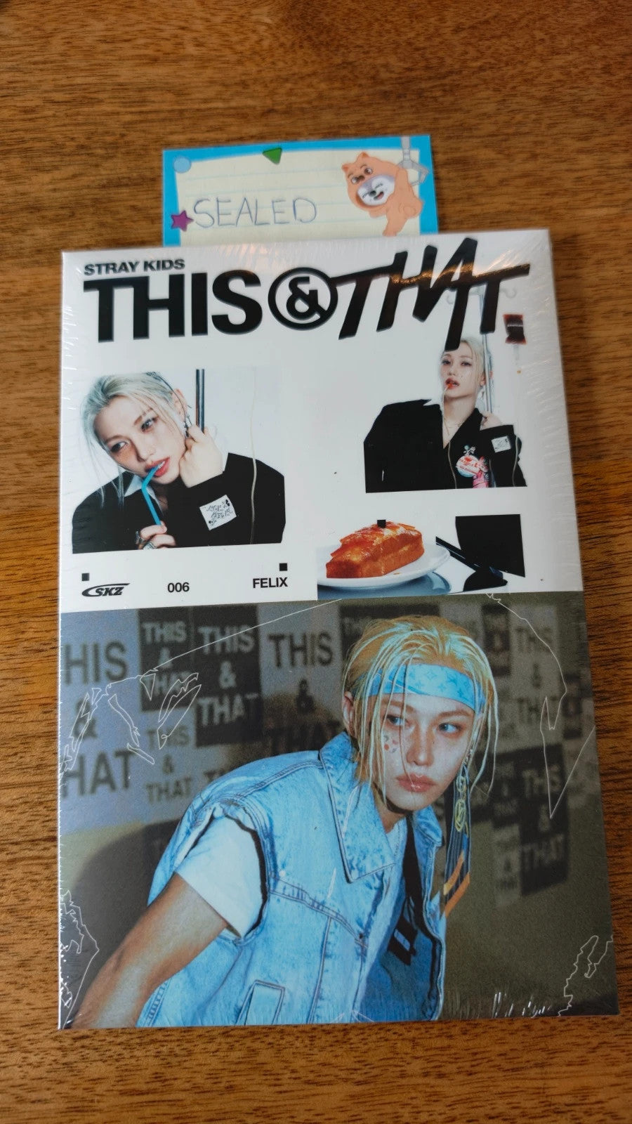 Stray Kids Felix THIS & THAT Album (& Ver., Sealed), front view