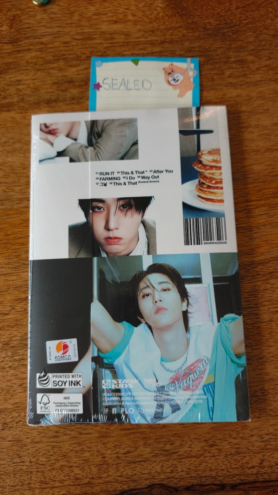 Stray Kids Han THIS & THAT Album (& Ver., Sealed), back view