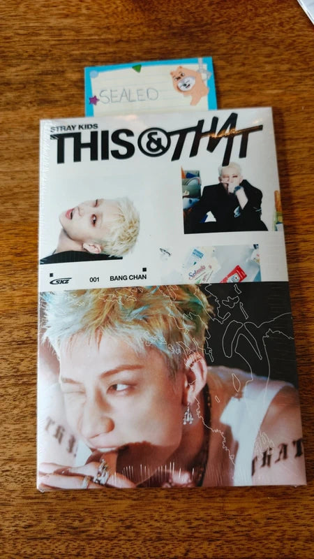 Stray Kids Bang Chan THIS & THAT Album (& Ver., Sealed), front view