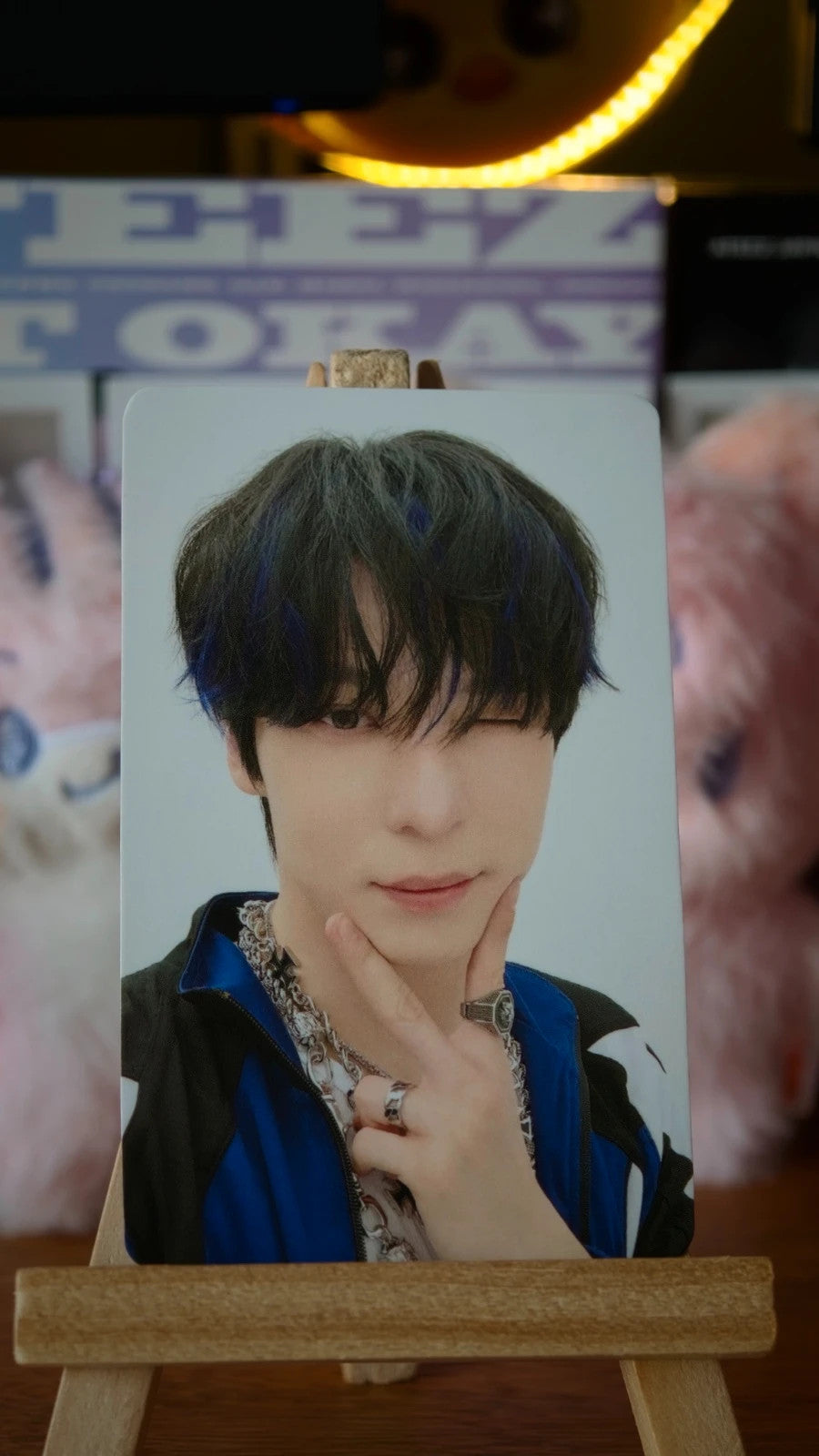 ATEEZ Yunho BAD Japan Photocard, front of photocard