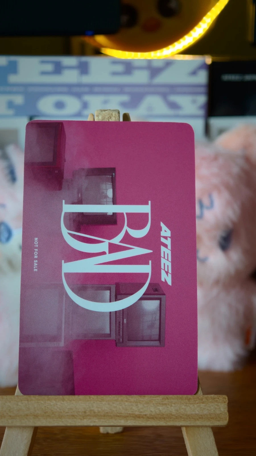 ATEEZ Mingi BAD (Japanese Ver.) Photocard — reverse