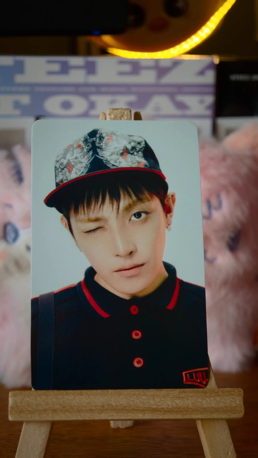 ATEEZ Hongjoong BAD (Japanese Ver.) Photocard (Tower Records POB) — front