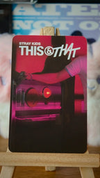 Stray Kids I.N THIS & THAT Photocard (& Ver. POB), reverse of photocard