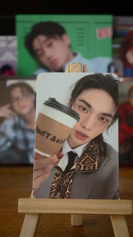 Stray Kids Hyunjin THIS & THAT Photocard (& Ver. Double-sided), front of photocard
