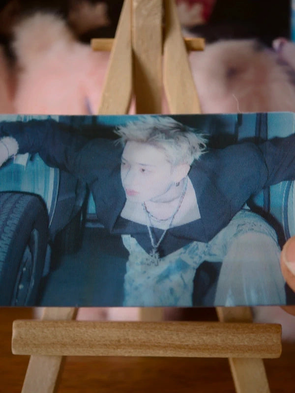 Stray Kids Bang Chan THIS & THAT Lenticular Photocard (FANS Album Ver.), second viewing angle