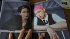 ATEEZ THE WORLD EP.2 : OUTLAW Album, open photobook showing two member portraits