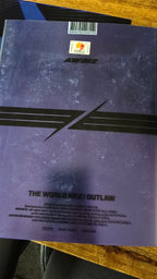 ATEEZ THE WORLD EP.2 : OUTLAW Album, purple back cover with track list