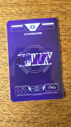 Stray Kids ODDINARY Photocard Changbin Jewel Case, purple reverse with ODDINARY artwork