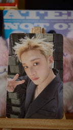 Stray Kids Bang Chan THIS & THAT Photocard (FANS Album Ver.), front portrait