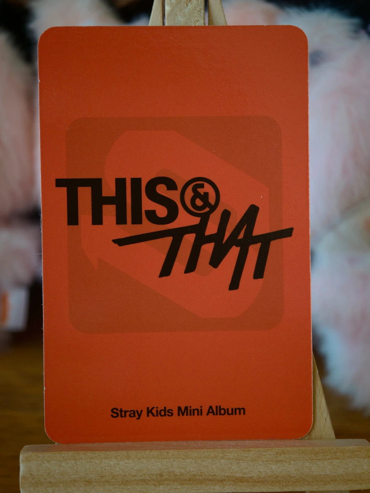 Stray Kids Han THIS & THAT Photocard (FANS Album Ver.), reverse of photocard