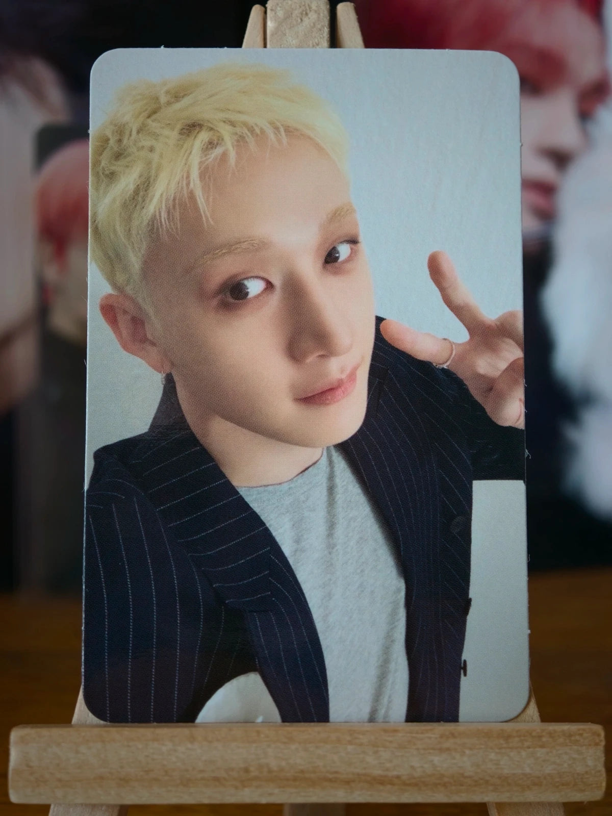 Stray Kids Bang Chan THIS & THAT Photocard (THIS Ver.), front portrait