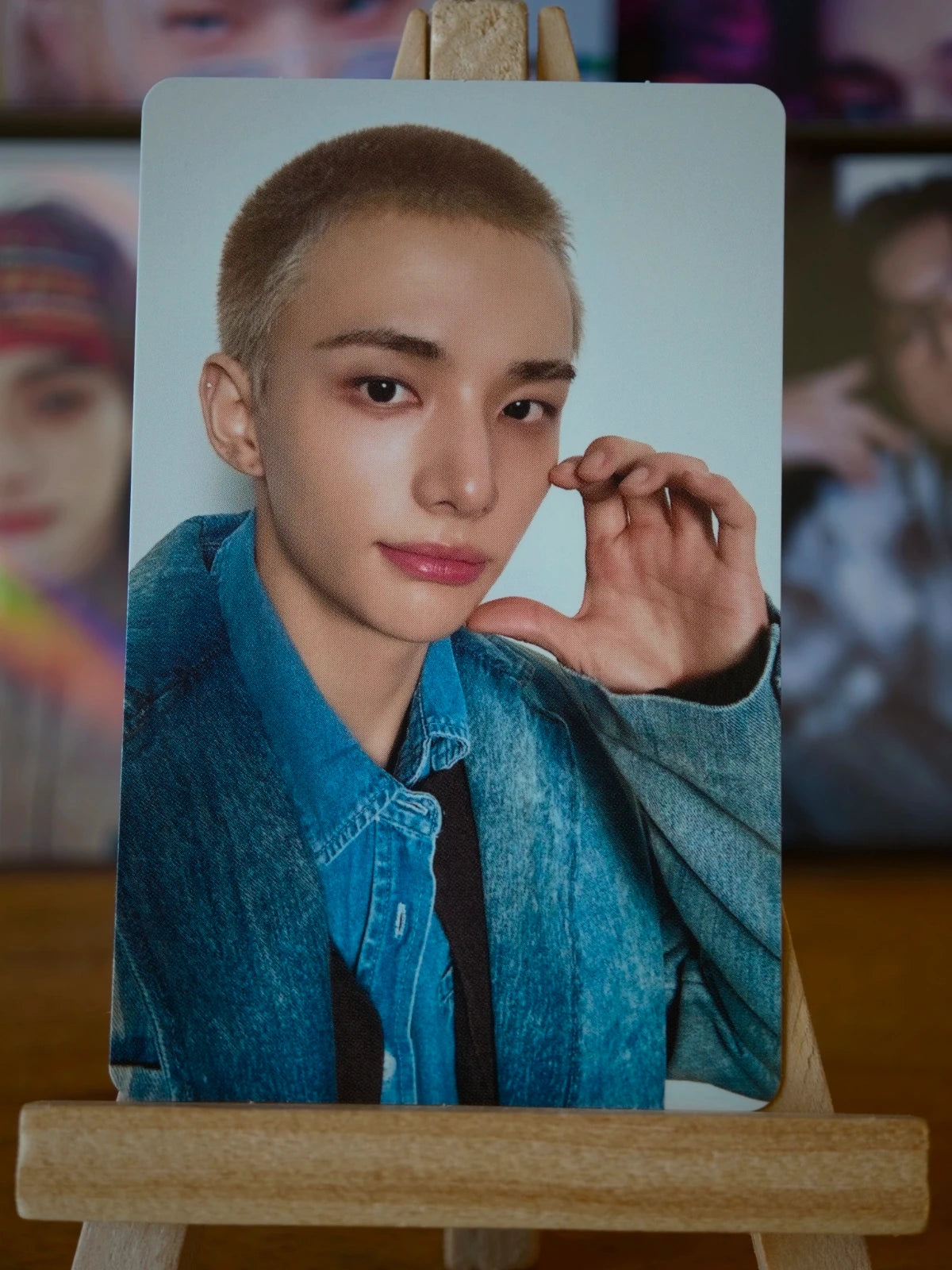 Stray Kids Hyunjin Hollow Photocard (Regular Ver.), front portrait