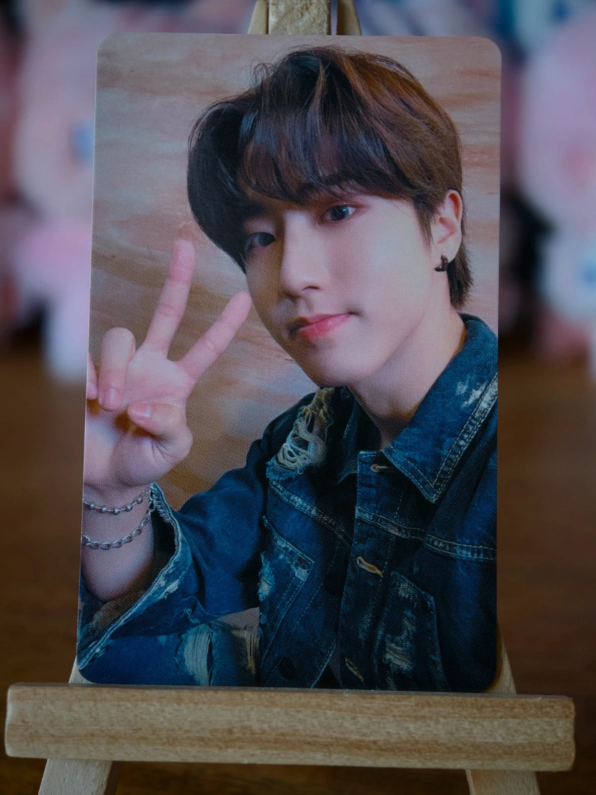 Stray Kids Han THE SOUND Photocard (CD Shop Lucky Draw), front portrait