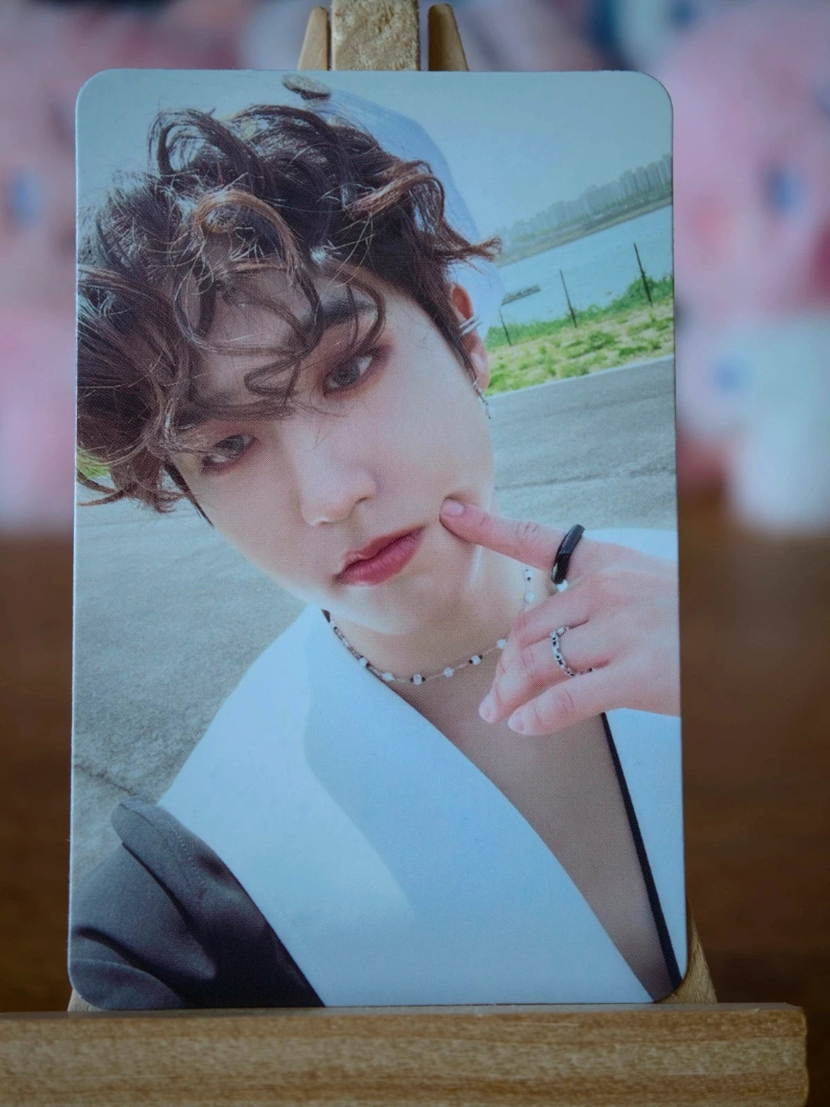 Stray Kids Han MAXIDENT Photocard (GO Design), front portrait