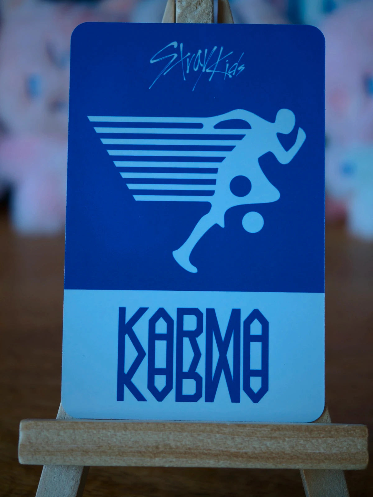Stray Kids Han KARMA Photocard (Compact Ver.), reverse of photocard