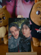 Stray Kids Hyunjin & Han GIANT Unit Photocard (Fanclub POB), front portrait