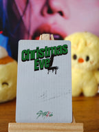 Stray Kids Felix Christmas EveL Photocard (Album POB), reverse of photocard